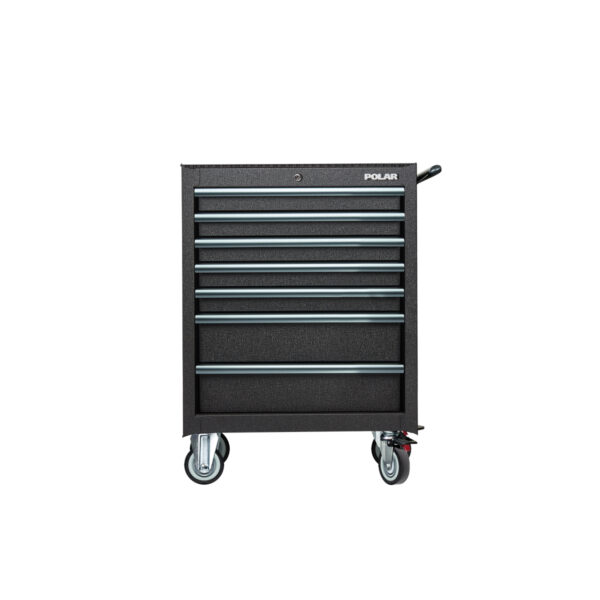 EASY LIGHT Roller cabinet (black) 7 drawers