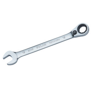 Reversible metric gear combination wrenches