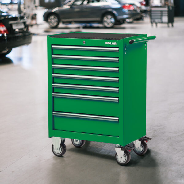 EASY LIGHT Roller cabinet (green) 7 drawers - Image 3