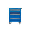 EASY LIGHT Roller cabinet (blue) 7 drawers