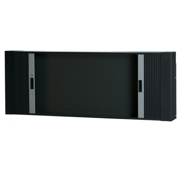 Tool cabinet with perforated panel