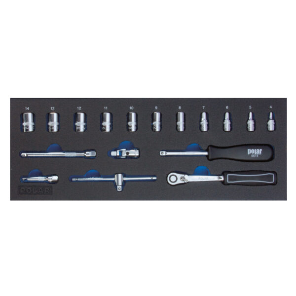 1/4” Metric socket wrench set