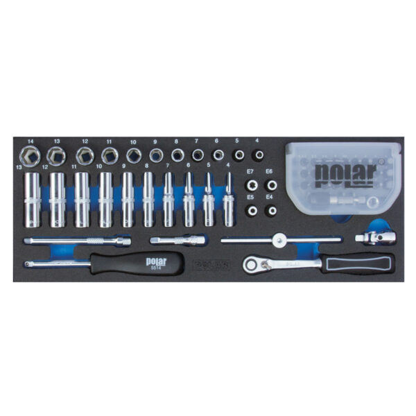 1/4” Metric socket wrench set