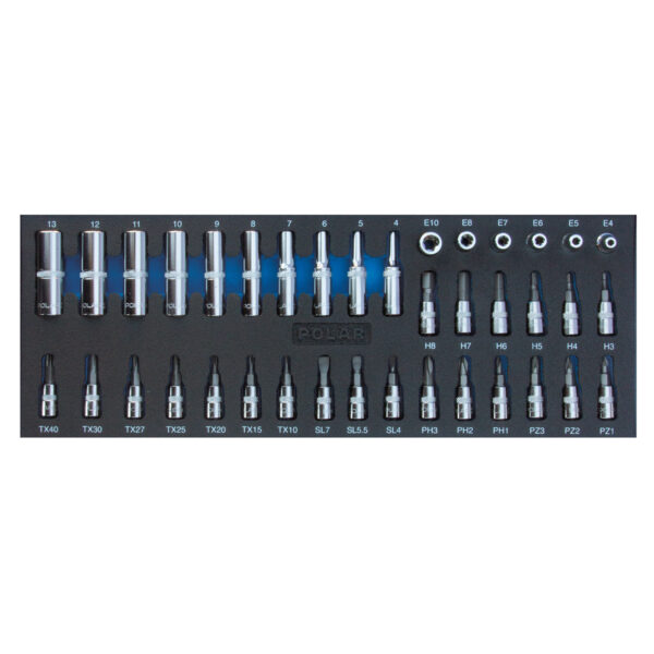 1/4” Socket wrench set - 12-point