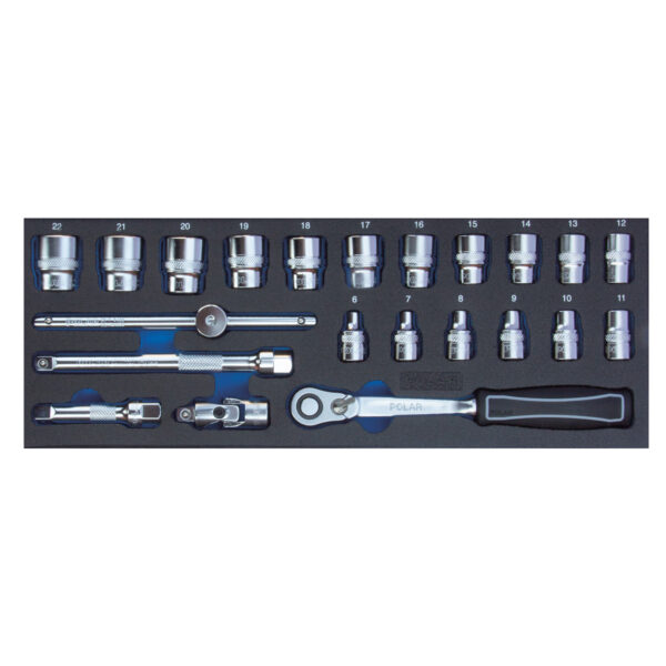 3/8” Metric socket wrench set
