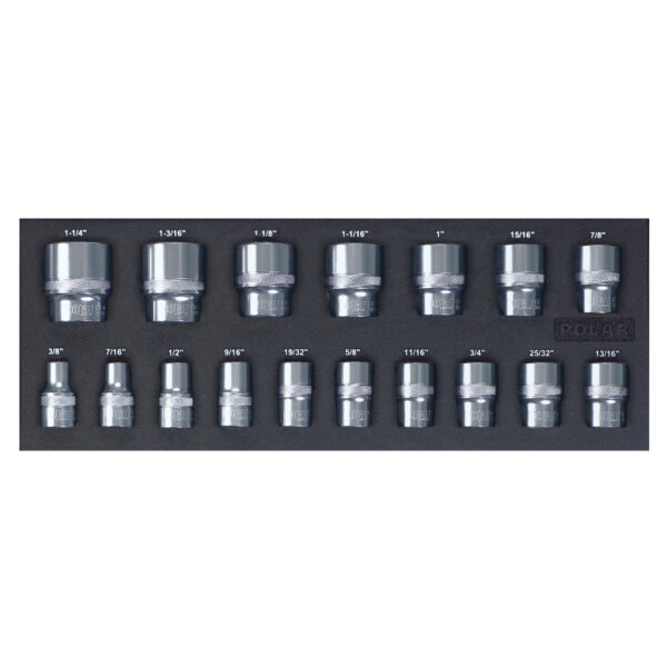 1/2” Inch socket wrench set