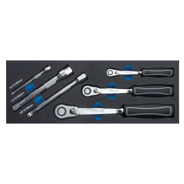 1/4” - 3/8” - 1/2” Ratchet and accessories