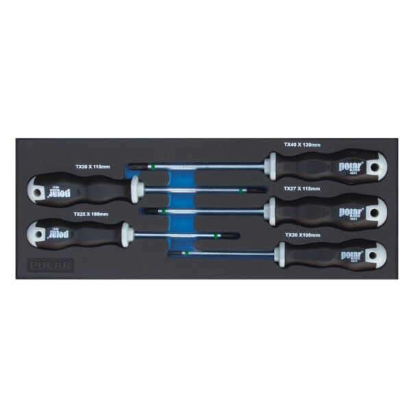 Screwdriver set for Torx® screws