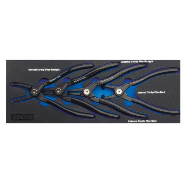 Plier set for circlips
