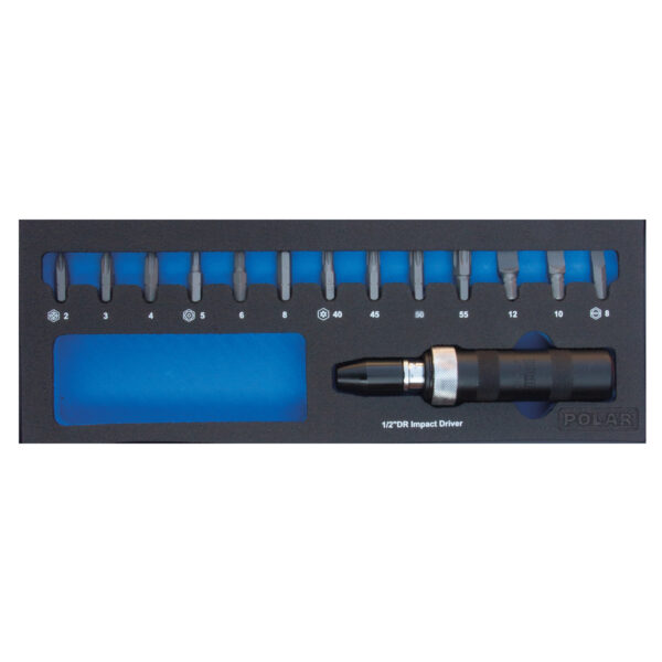 Impact driver bit set