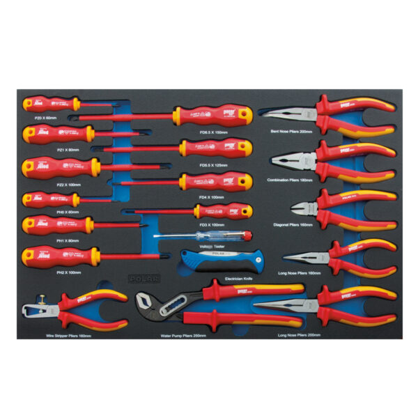 Insulated set - screwdrivers and pliers