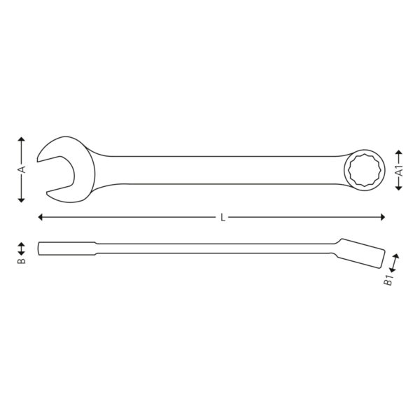 Stubby metric combination wrenches - Image 2