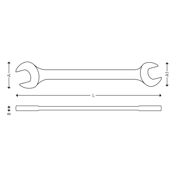 Super thin open end wrenches - Image 3