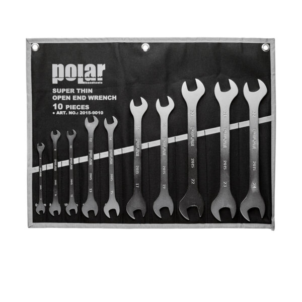 Super thin open end wrench set