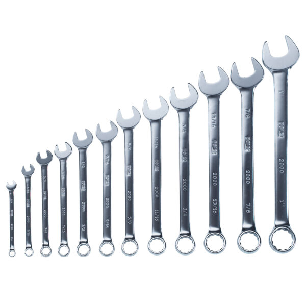 Inch combination wrench set - 12 pcs. - Image 2