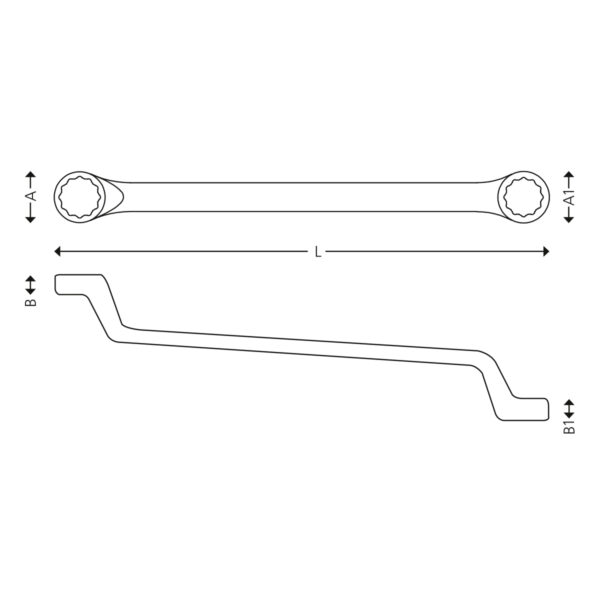 Metric double end offset ring wrenches - Image 2