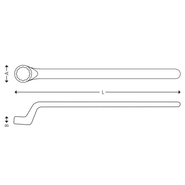 Insulated offset ring wrench - Image 2
