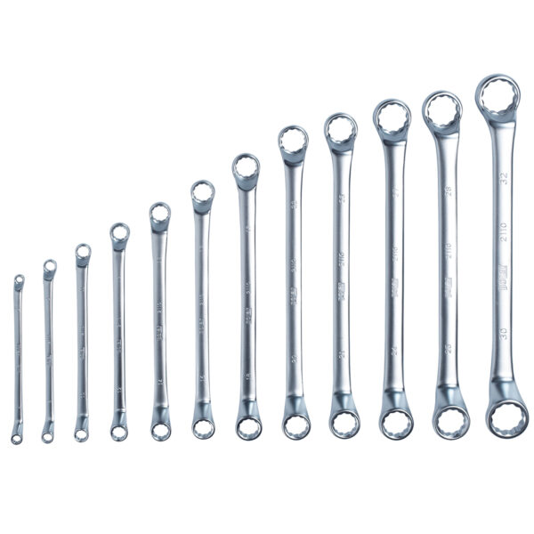 Metric double end offset ring wrench set 12 pcs. - Image 2