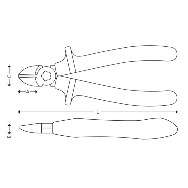 Insulated diagonal cutter - Image 2