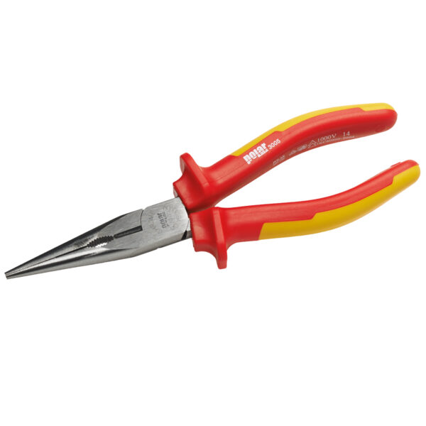 Insul. Half-round long nose pliers with straight jaws - Image 2