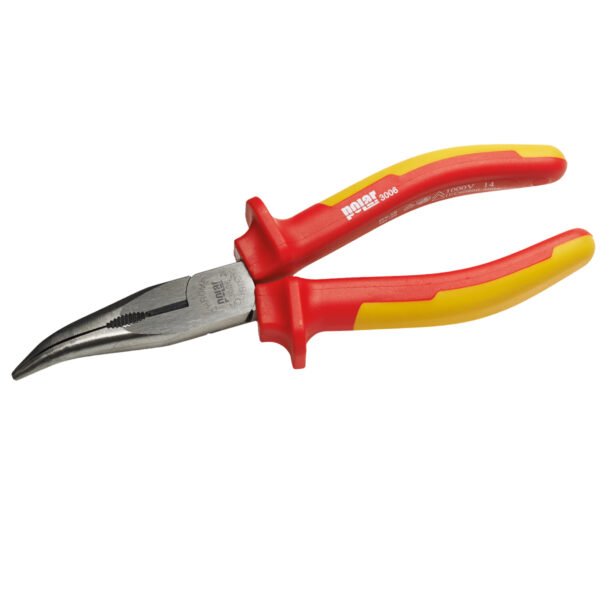 Insul. Half-round nose pliers w/ bent jaws - Image 2