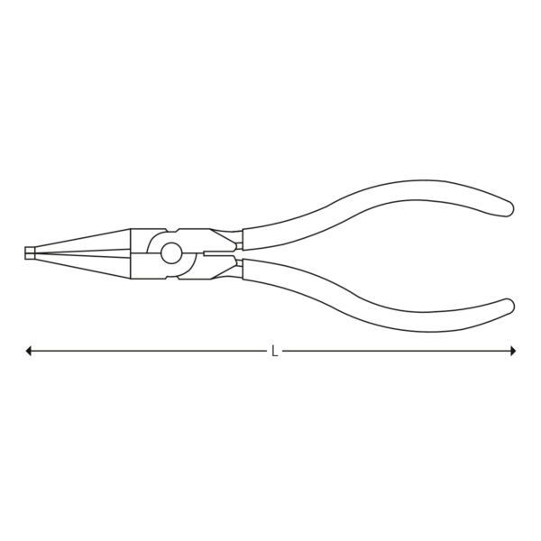 Pliers with straight jaws - internal circlips - Image 3
