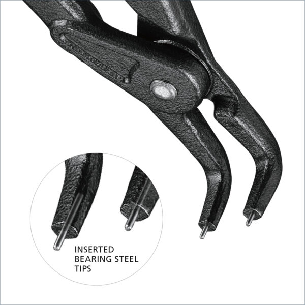 Pliers with nose bent 90° - internal circlips - Image 3