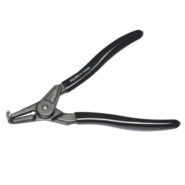 Pliers with nose bent 90° - external circlips