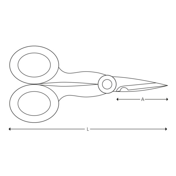 Electricians scissor - 3 mm (140 mm) - Image 2
