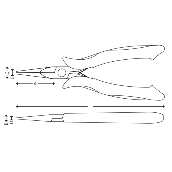 Long nose plier - Precision - Image 2
