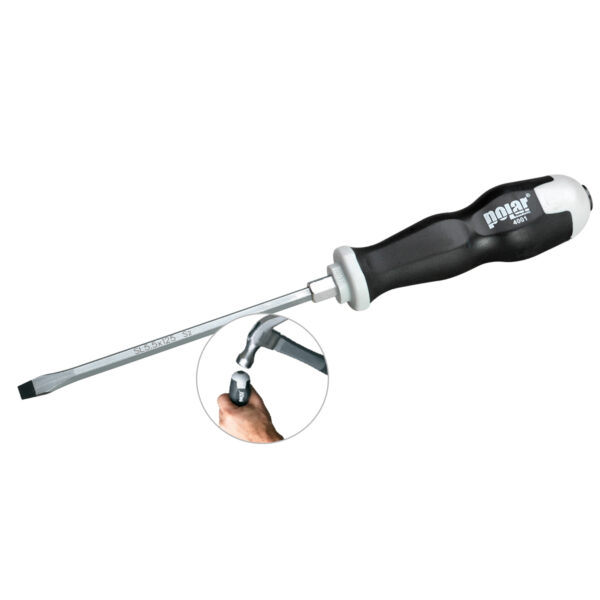 Screwdrivers for slotted head screws
