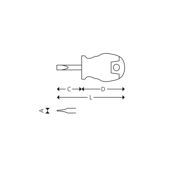 Stubby screwdrivers for slotted head screws - Image 2
