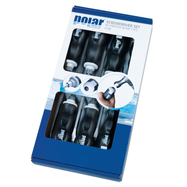 Screwdriver set with impact cap - 7 pcs. - Image 2