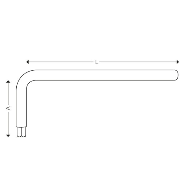 Long insulated hexagon keys - Image 2