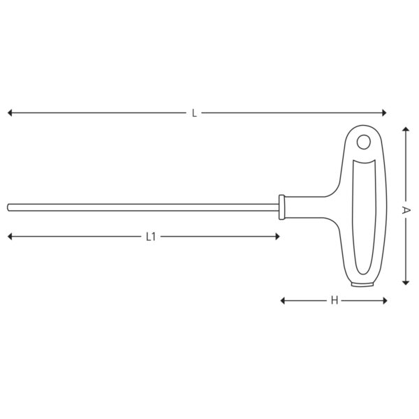 T-handle screwdrivers - Hex nutspinner - Image 2