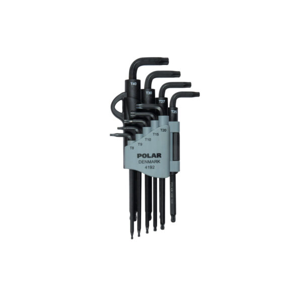 Long key set for Torx® head screws with ballpoint