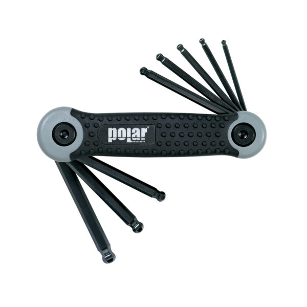 Metric hexagon key set with ballpoint