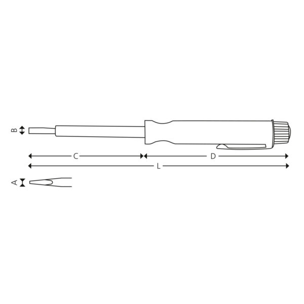 Voltage tester, 120-250V - Image 2