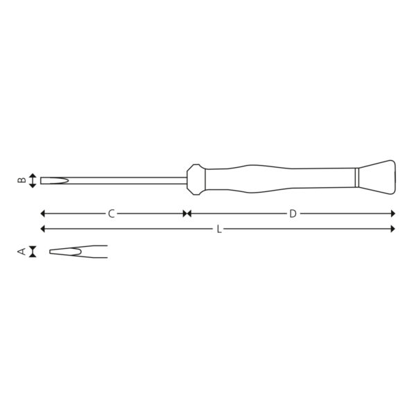 Screwdrivers for slotted head screws - Image 2