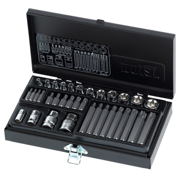 1/4”, 3/8” and 1/2” Torx® set