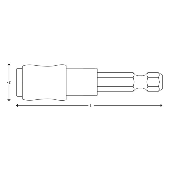 2in1 bit holder - for bits and sockets - 1/4” - Image 5