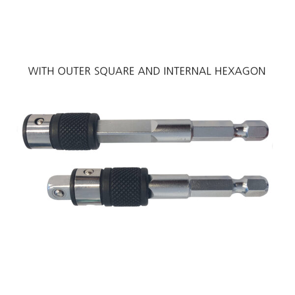 2in1 bit holder - for bits and sockets - 1/4” - Image 2