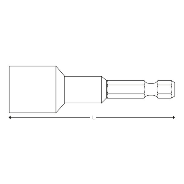 1/4” Non-magnetic nut setter - Image 2