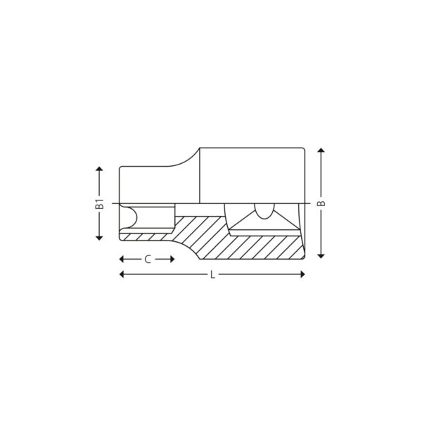 1/2” 6-Point metric sockets - Image 2