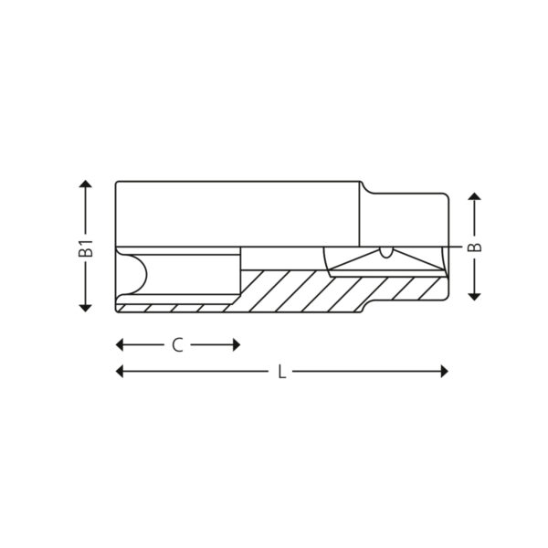 1/2” 12-point long metric sockets - Image 2