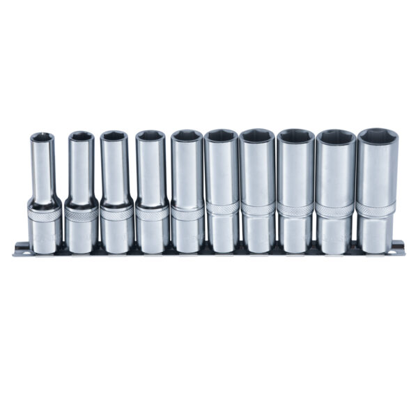 1/2” Socket set (6-point) - 10 pcs.