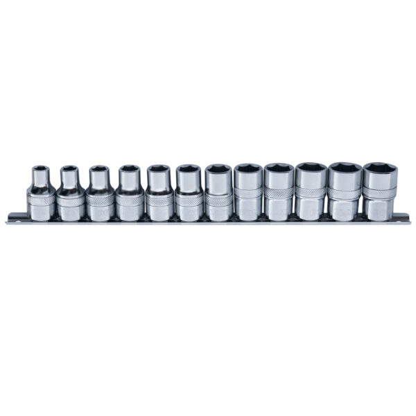 1/2” Socket set (6-point) - 12 pcs.
