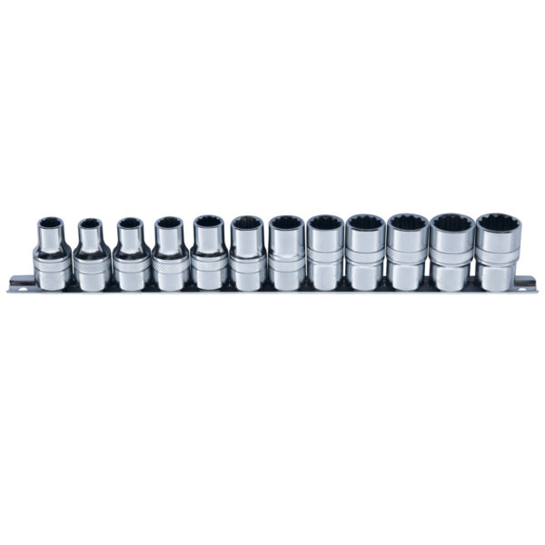1/2” Socket set (12-point) - 12 pcs.