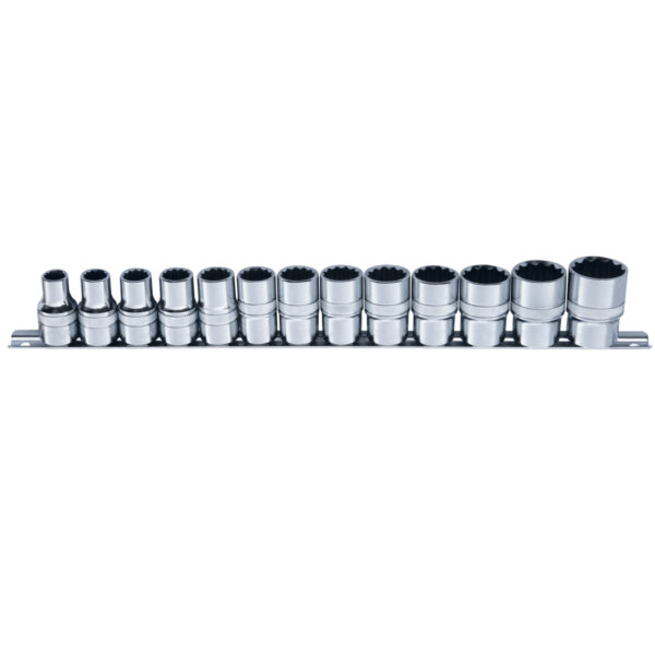 1/2” Socket set (12-point) - 12 pcs.