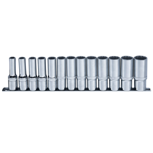 1/2” Socket set (12-point) - 13 pcs.
